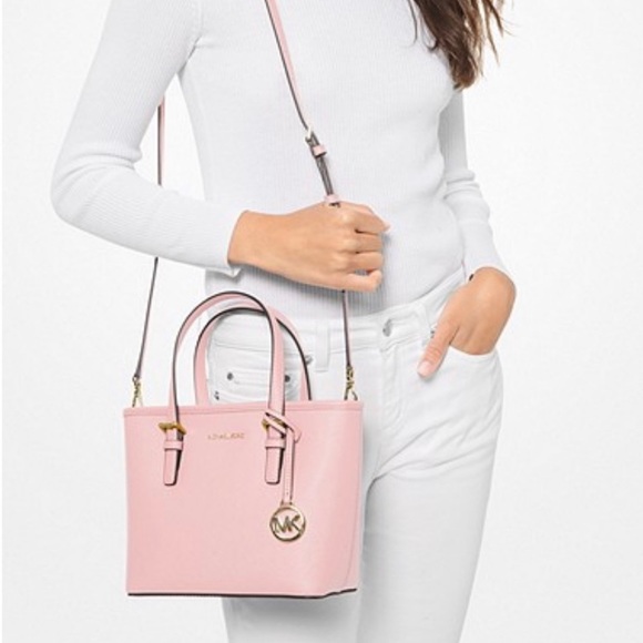 MICHAEL KORS XS CONVERTIBLE TOP ZIP TOTE TANGERINE - Picture 16 of 16